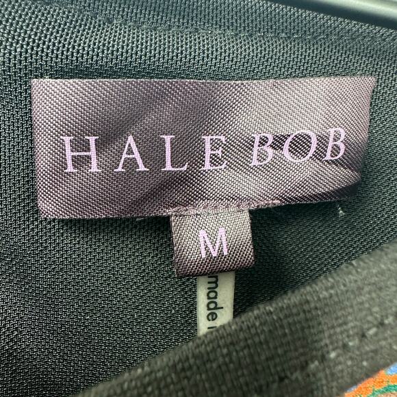 NWT Hale Bob Floria Long Sleeve Sheath Dress Boat Neck Paisley Print Size M - Picture 10 of 11